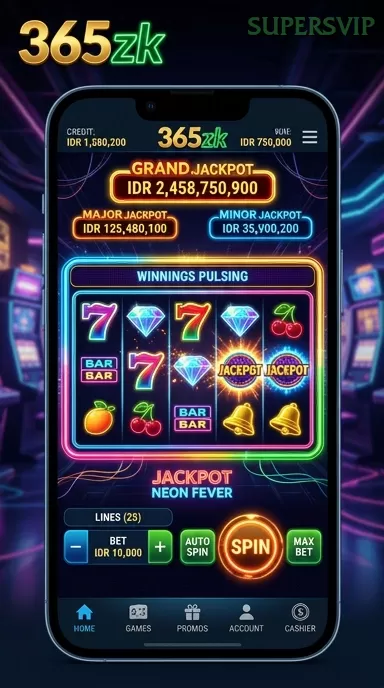 Cuplikan layar TVTOTO — menu navigasi