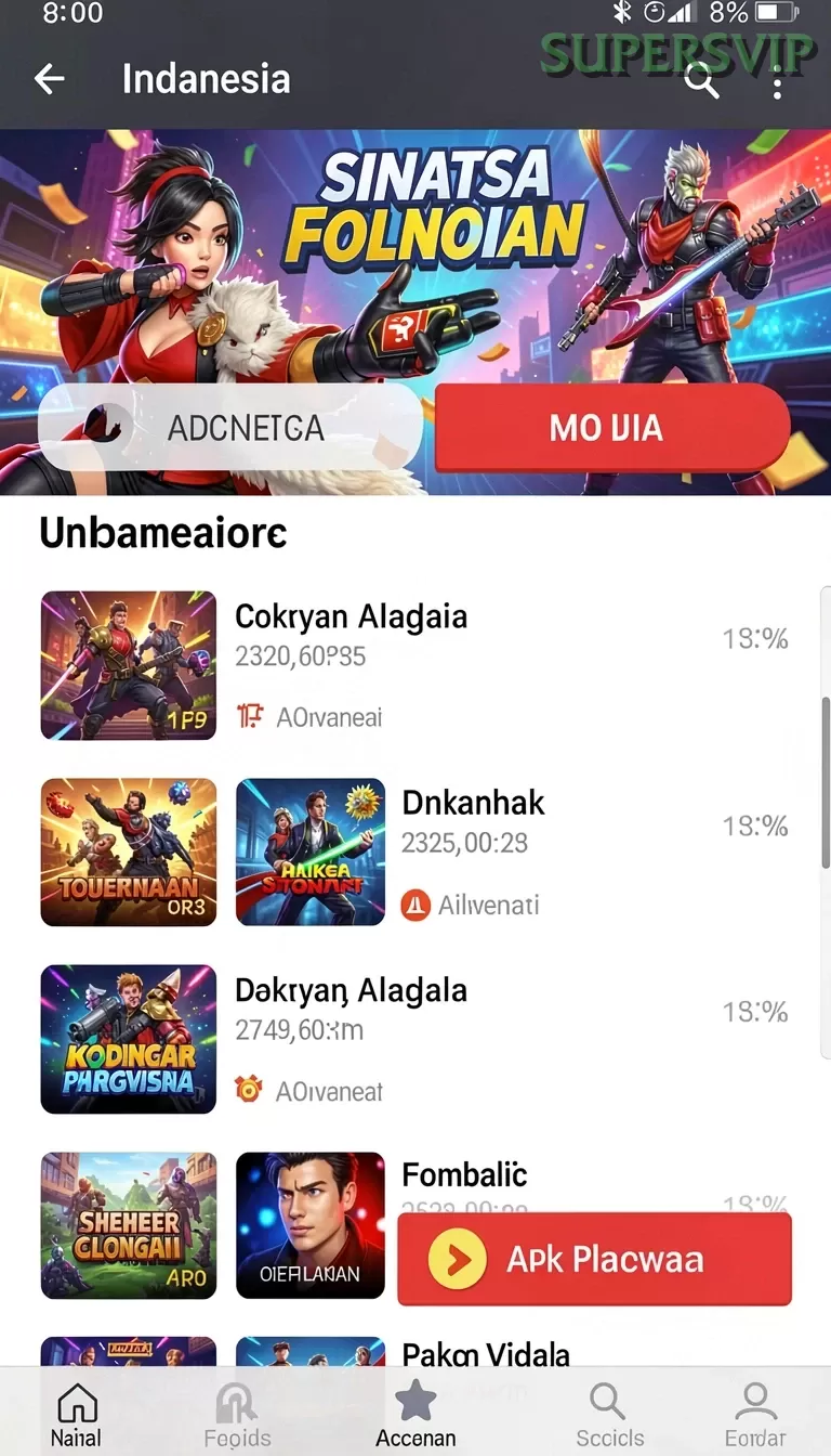 Cuplikan layar SURGA11 — halaman utama